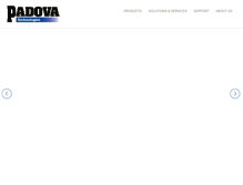 Tablet Screenshot of padovatech.com